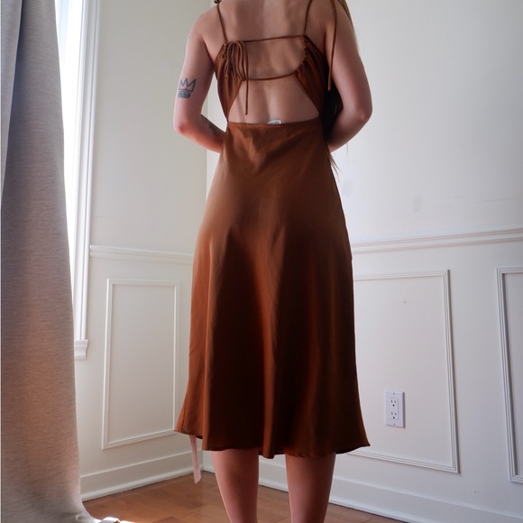 A Bronze Age Open Back “Heartbreak” Slip Dress - Picture 3 of 8